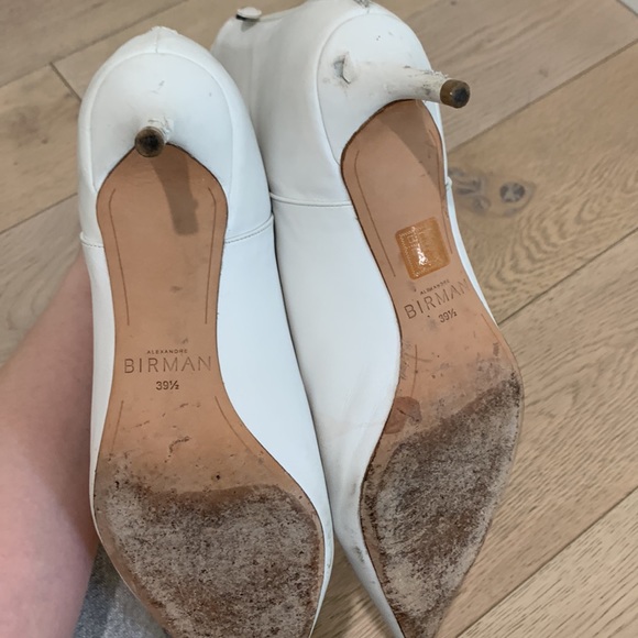 Alexandre Birman white booties with little heel - Picture 4 of 5